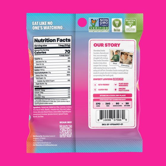 Shameless Snacks Gummies Variety Pack, 1.8 oz Each