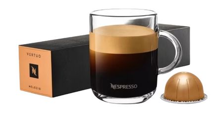 Nespresso Capsules Vertuo, Melozio, Medium Roast Coffee, 10-Count Coffee Pods, Brews 7.8oz.