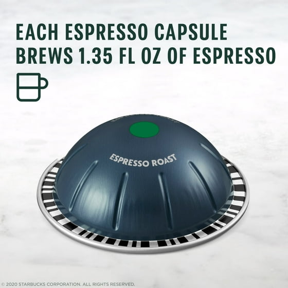 Starbucks by Nespresso Vertuo Blonde Espresso Roast, 10 Count