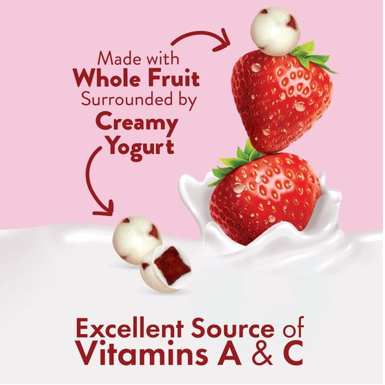 Welch's Fruit 'N Yogurt Strawberry Soft Fruit Snacks, .7 oz, 20 Count