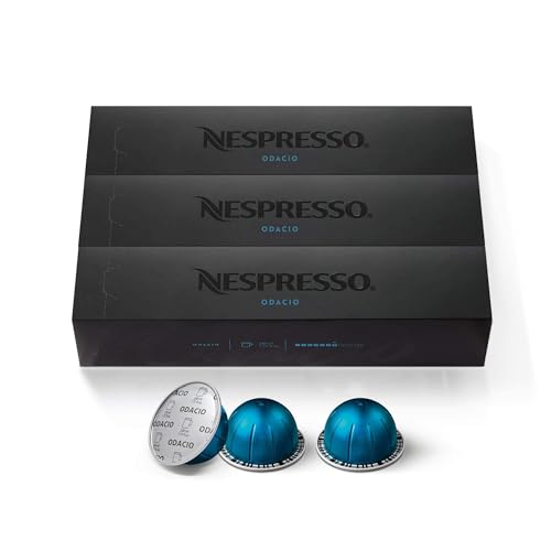 Nespresso Capsules Vertuo, Odacio, Medium Roast Coffee, 10-Count Coffee Pods, Brews 7.8oz