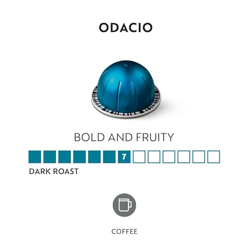 Nespresso Capsules Vertuo, Odacio, Medium Roast Coffee, 10-Count Coffee Pods, Brews 7.8oz