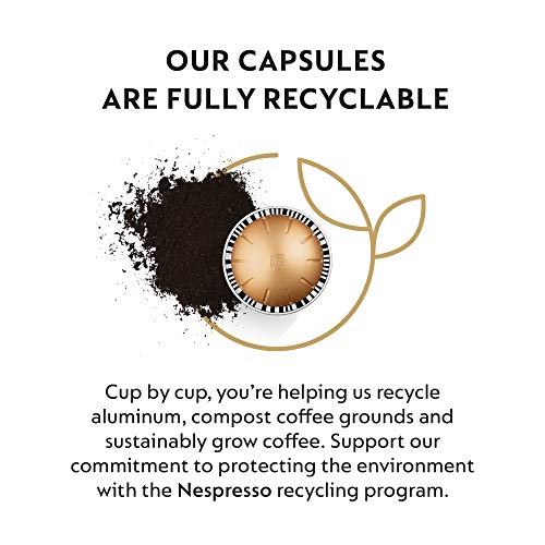 Nespresso Capsules Vertuo, Melozio, Medium Roast Coffee, 10-Count Coffee Pods, Brews 7.8oz.