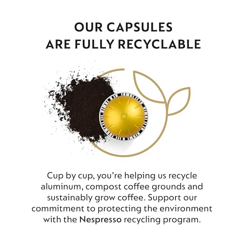 Nespresso Capsules Vertuo, Solelio, Mild Roast Coffee, 10-Count Coffee Pods, Brews 7.8 oz.