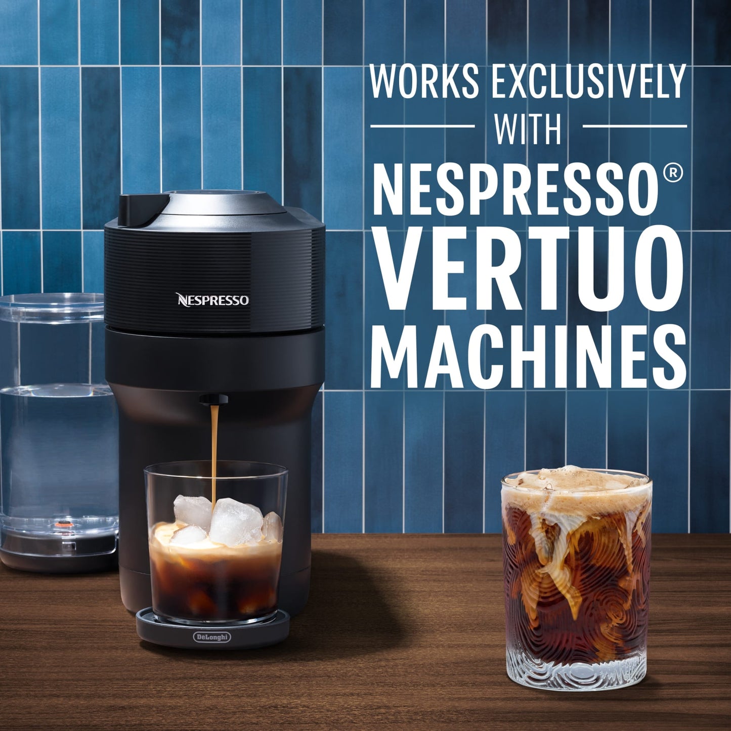 Starbucks by Nespresso Vertuo, Iced Double Espresso Starbucks Blonde Espresso Roast, 8 Pods
