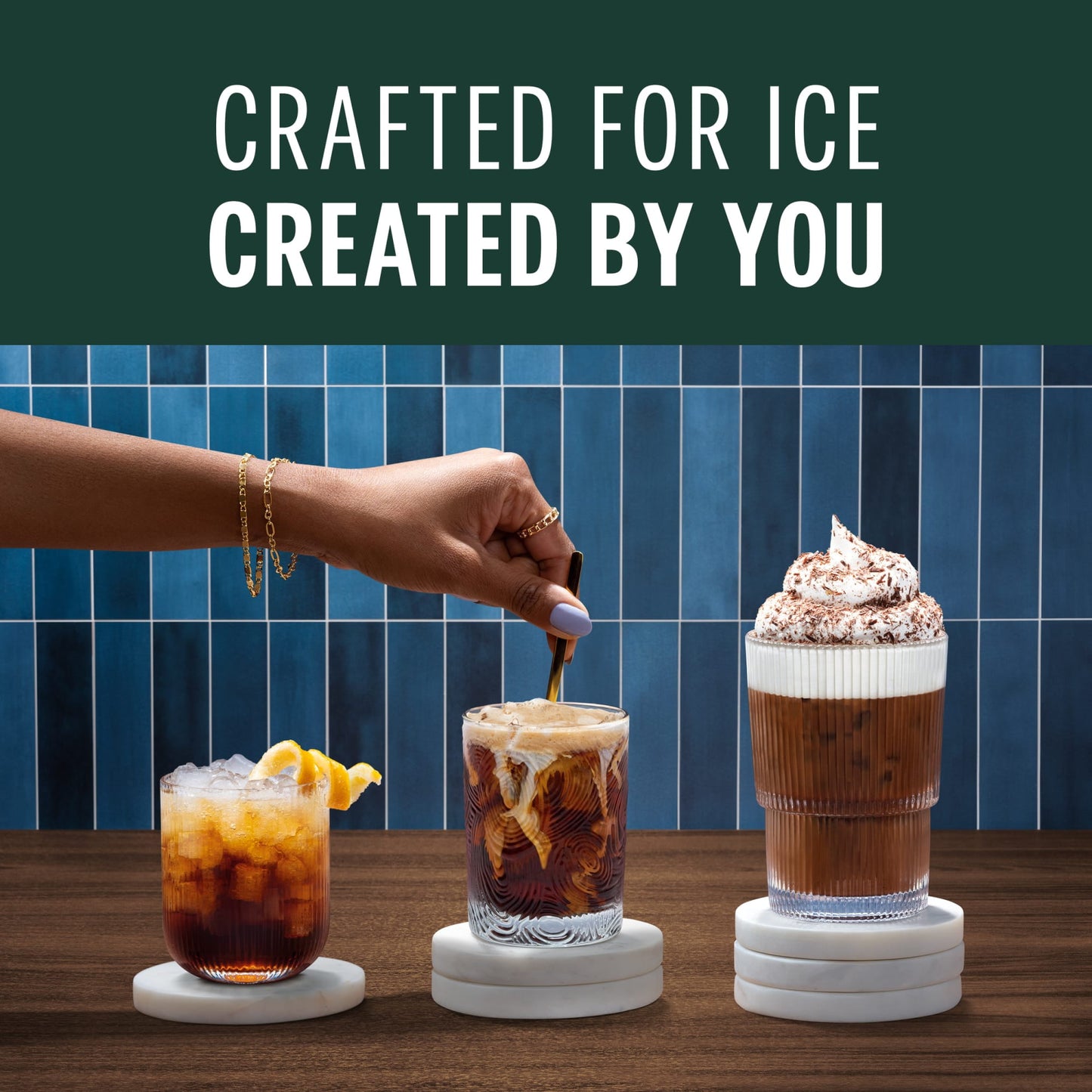 Starbucks by Nespresso Vertuo, Iced Double Espresso Starbucks Blonde Espresso Roast, 8 Pods