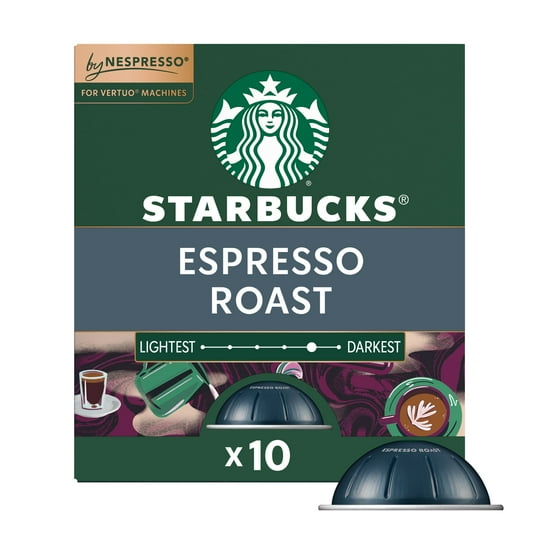 Starbucks by Nespresso Vertuo Blonde Espresso Roast, 10 Count