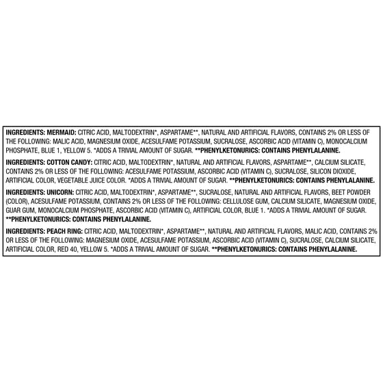 Great Value Sugar-Free WaterTok Variety Pack Drink Mix, 2.53 oz, 30 Count