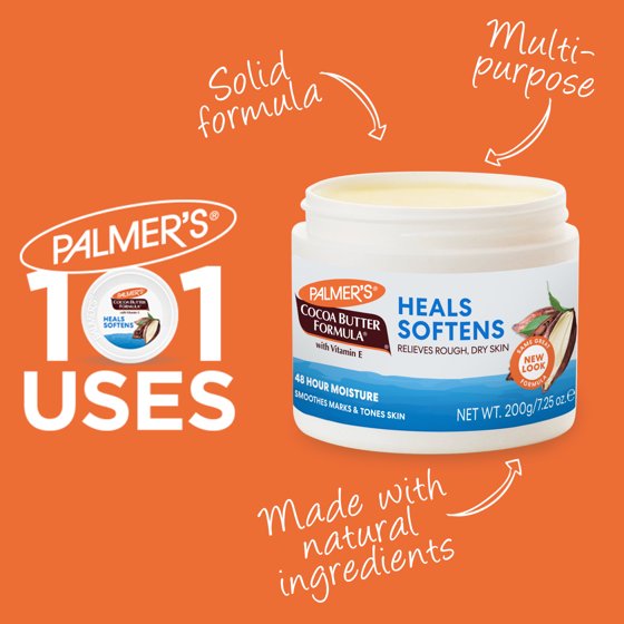 Palmer's Cocoa Butter Formula Solid Lotion with Vitamin E, Moisturizes & Soothes Dry Skin, 7.25 oz.