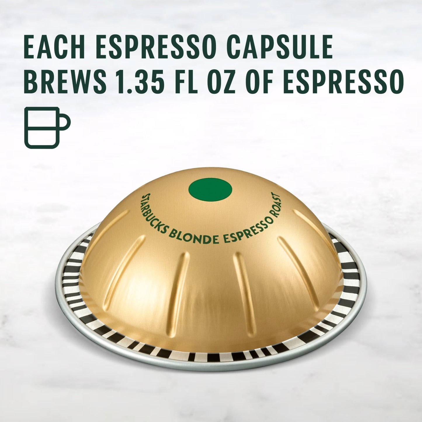 Starbucks By Nespresso Vertuo Line, Starbucks Blonde Espresso Roast, Nespresso Pods, 10 ct